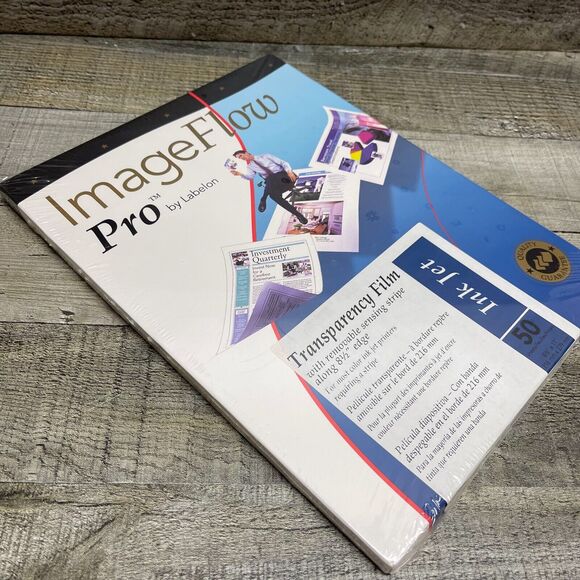 Image Flow Pro By Labelon Transparency Film 50 Sheets For Laser Printers - Picture 7 of 7